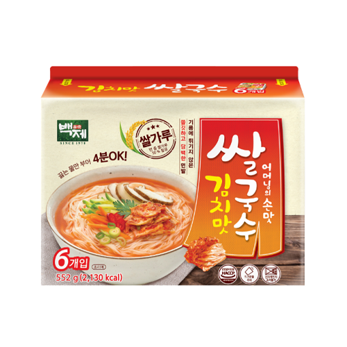김치맛 쌀국수 6입 멀티팩